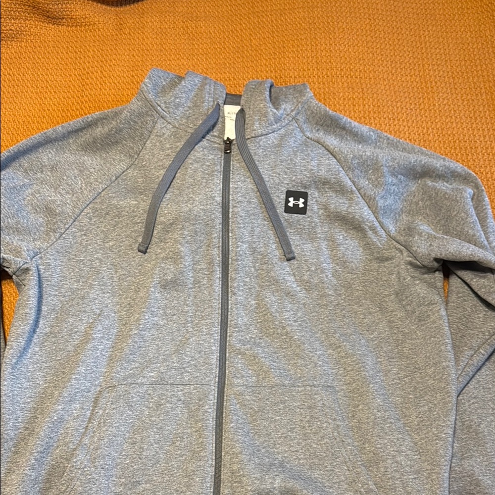 Under Armour Gray Zip-Up Hoodie